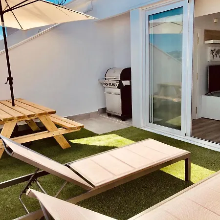 Apartamento Apartamento Con Terraza, Barbacoa Y Vistas Al Mar *